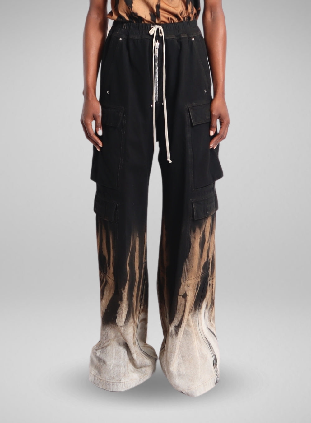 RICK OWENS DRKSHDW | Denim Double Cargo Jumbo Belas