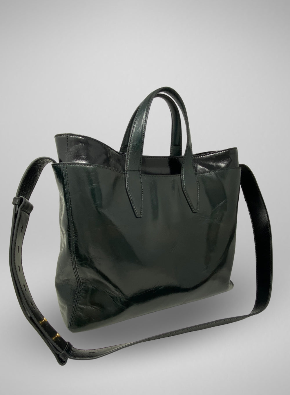 DRIES VAN NOTEN | Double Layered Leather Tote