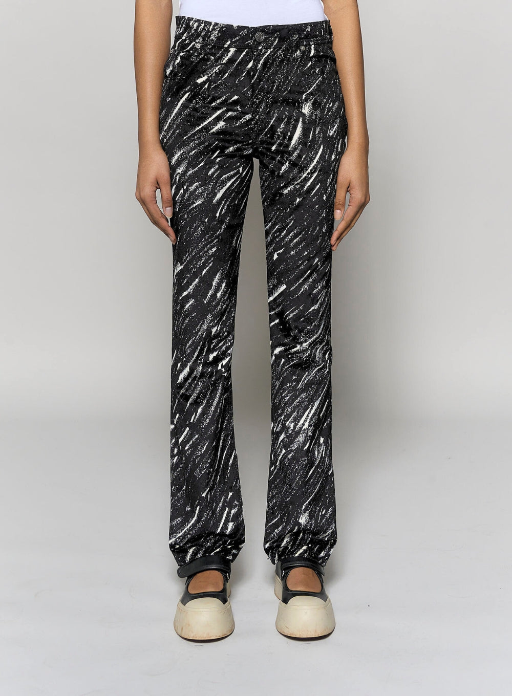 MARNI | Crayon Print Straight Leg Jeans