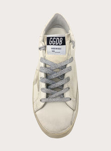 GOLDEN GOOSE | Super-Star Sneaker With Glitter Bow Print Heel