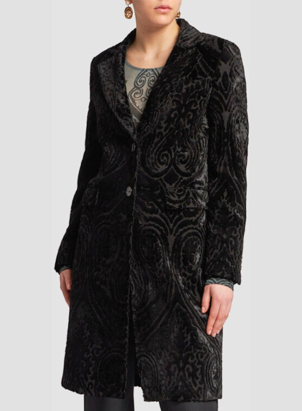 ETRO | Burnout Velvet Coat