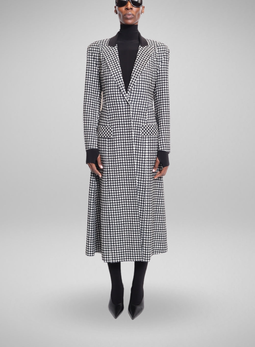 NORMA KAMALI | Single Breasted Boy Fit Riding Coat