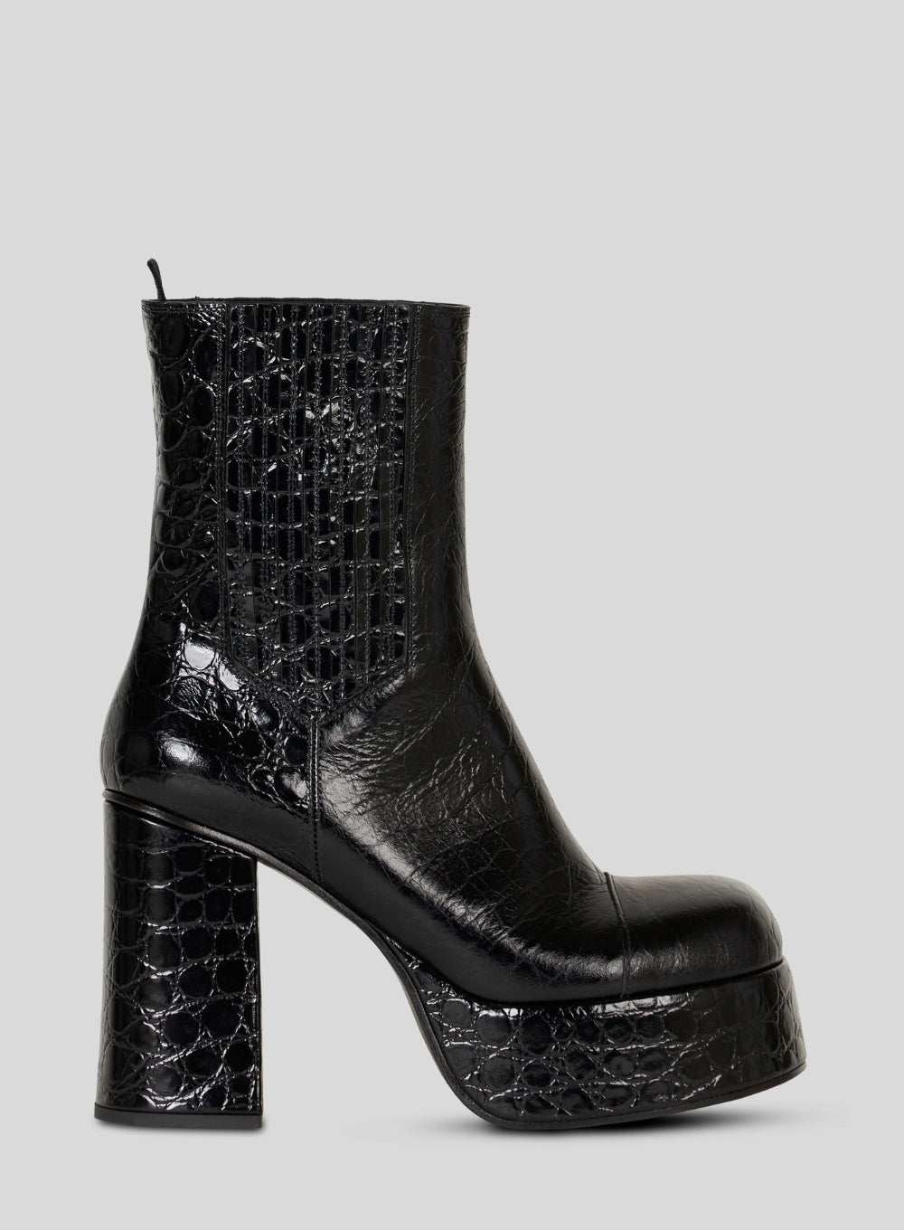 ETRO | Embossed Leather Platform Boots