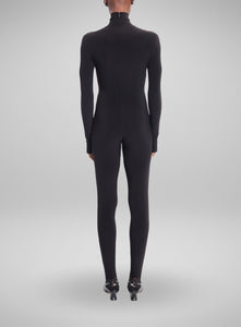 NORMA KAMALI | Slim Fit Turtleneck Catsuit