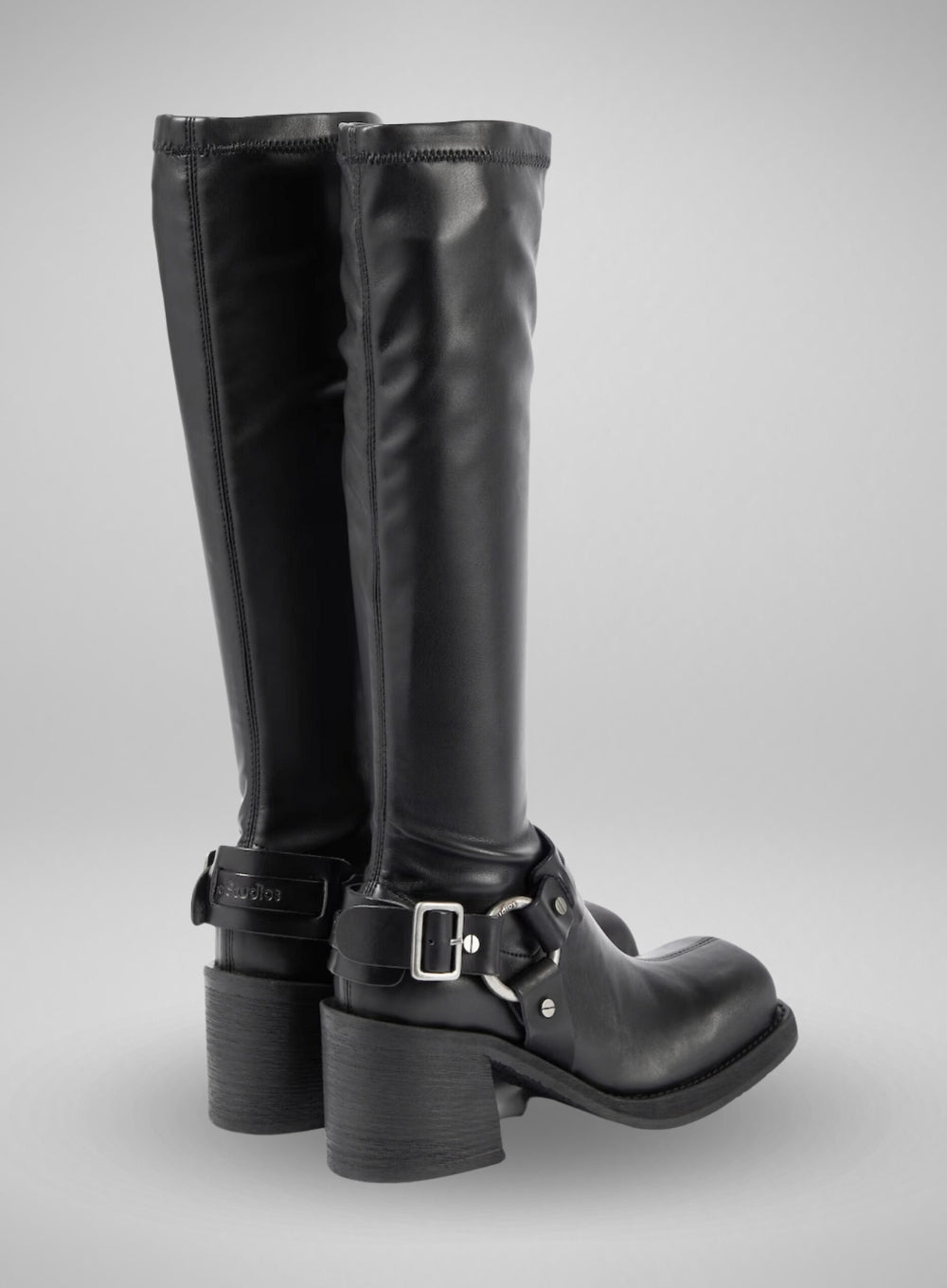 ACNE STUDIOS | Pull-On Heeled Buckle Boot