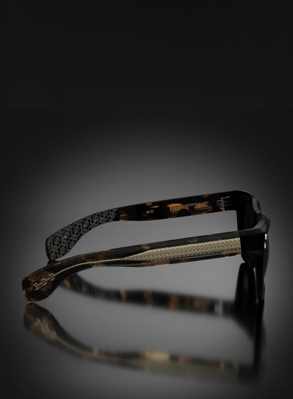 HOORSENBUHS | Model I Black Tortoise Fade Frame Sunglasses