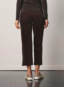 AVENUE MONTAIGNE | Alex Corduroy Wide-Leg Crop Pant