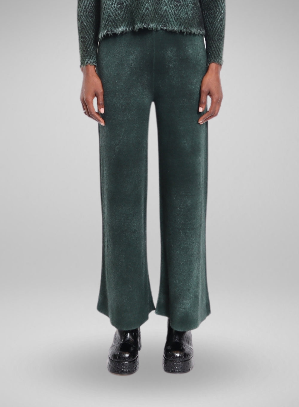 AVANT TOI | Cashmere Wool Needle Stitched Trouser