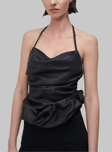 SIMKHAI | Hailee Draped Halter Top