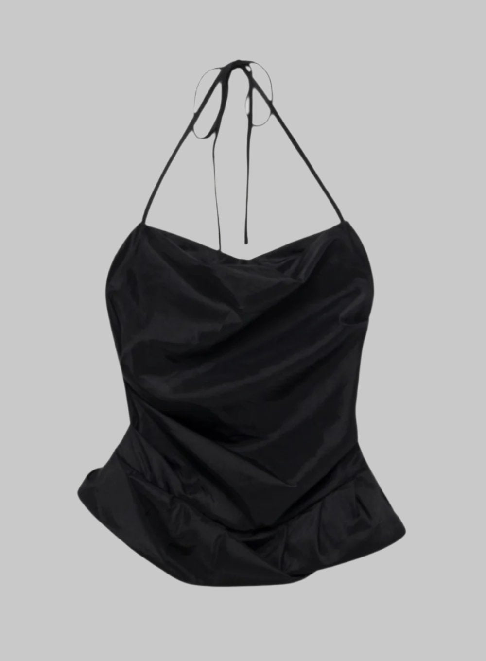 SIMKHAI | Hailee Draped Halter Top