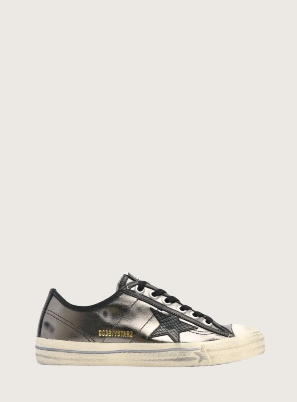 GOLDEN GOOSE | V-Star Laminated Sneakers With Python Print Star