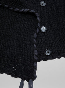 ACNE STUDIOS | Knit Cardigan With Lace-Up Detailing