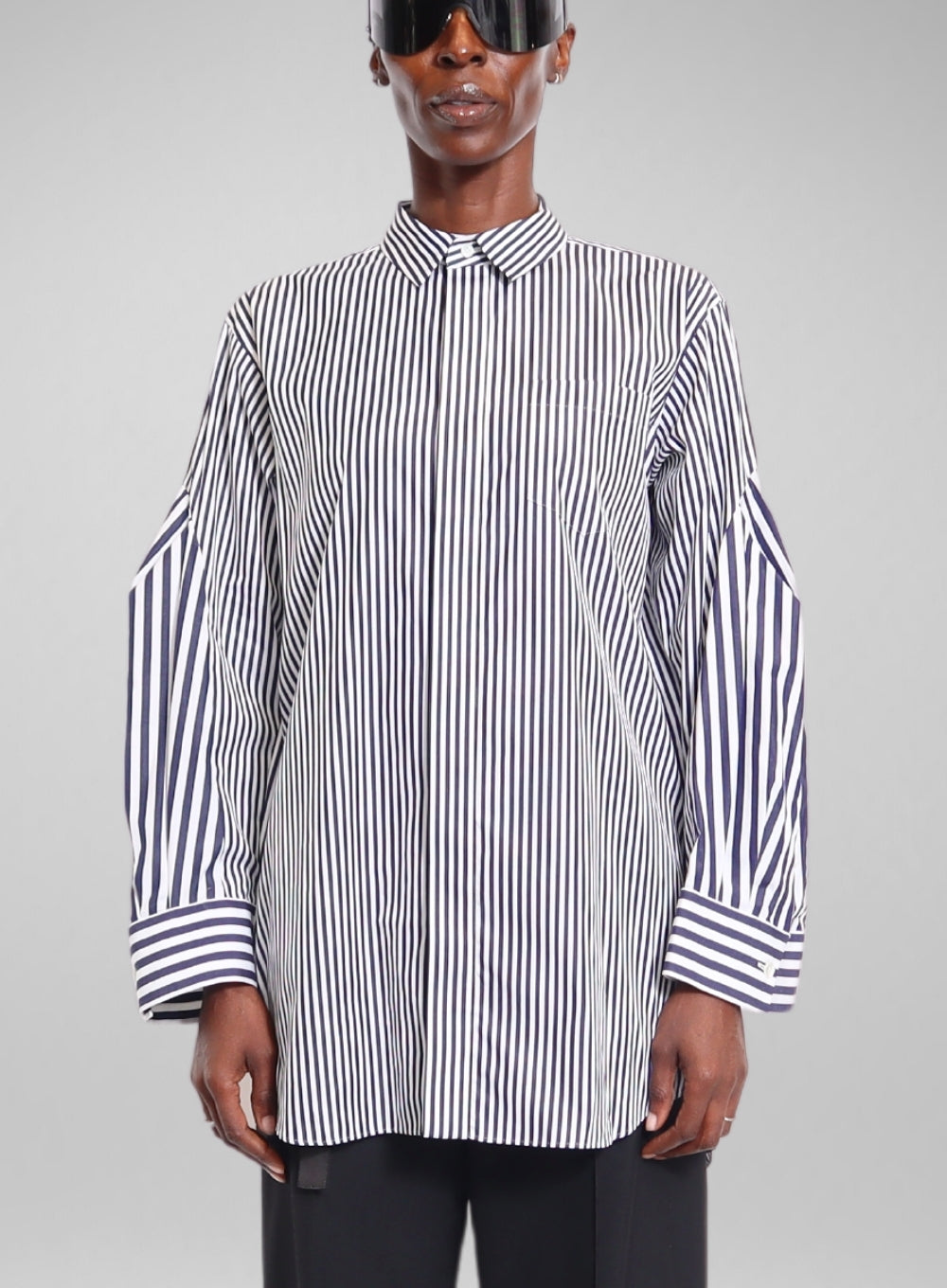 SACAI | Cotton Poplin Shirt Dress