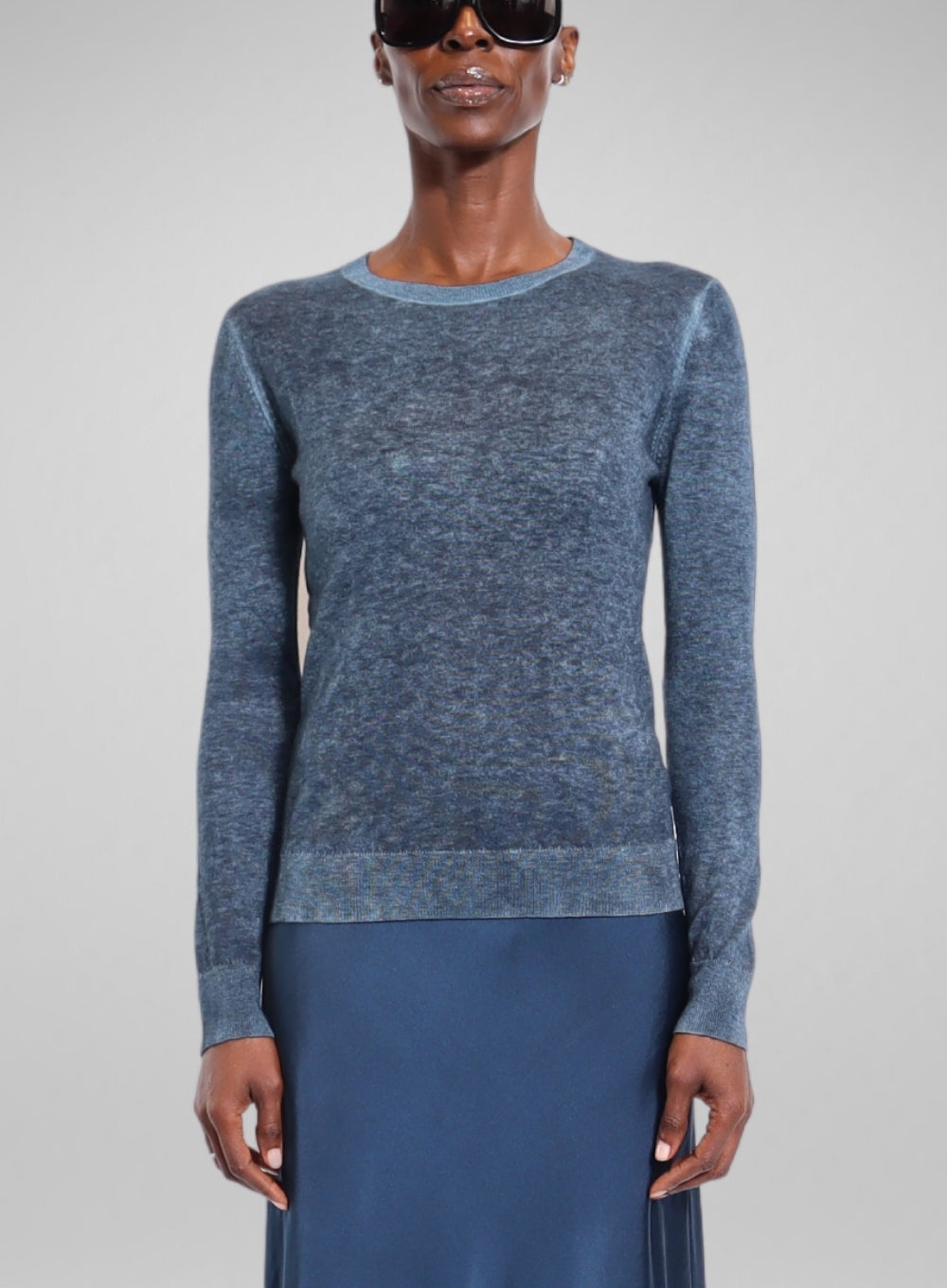 AVANT TOI | Ultralight Distressed Cashmere Wool Pullover