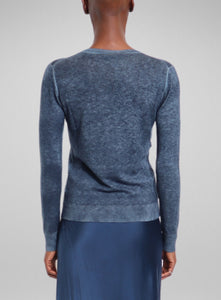 AVANT TOI | Ultralight Distressed Cashmere Wool Pullover