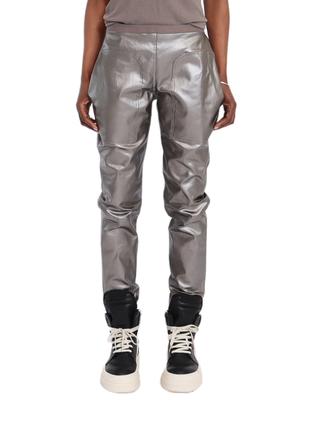 RICK OWENS | Coated Denim Leggings