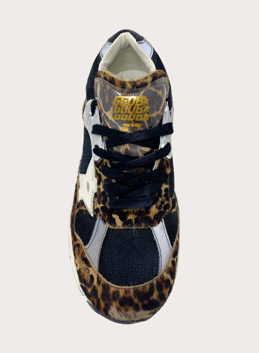 GOLDEN GOOSE | Leopard Print Dad-Star Sneaker