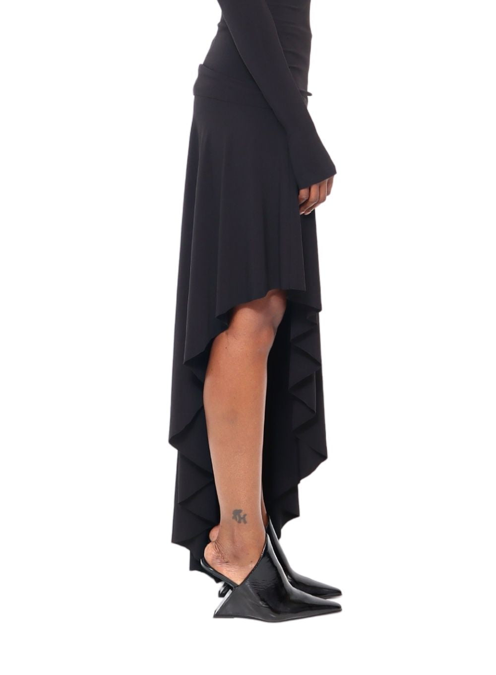 NORMA KAMALI | High-Low Skirt