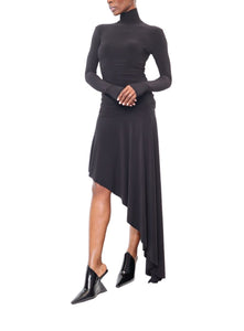 NORMA KAMALI | High-Low Skirt