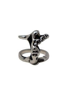 HOORSENBUHS | Sacred Melted Phantom Ring in Sterling Silver