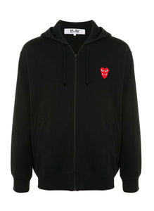 COMME DES GARÇONS PLAY | Double Heart Zip-Up Sweatshirt