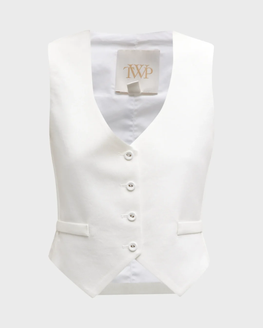 TWP Katherine Linen 
Cotton Blend Vest