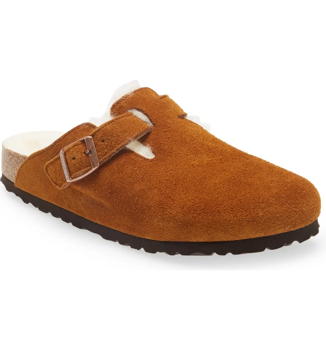 Brown Birkenstock Boston Clogs