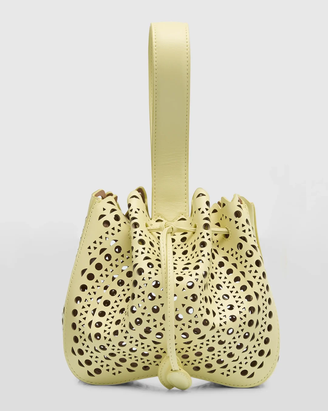 ALAÏA Rosa Marie Laser-Cut Top-Handle Bag
