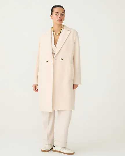 J.Crew New Daphne topcoat in Italian boiled wool 