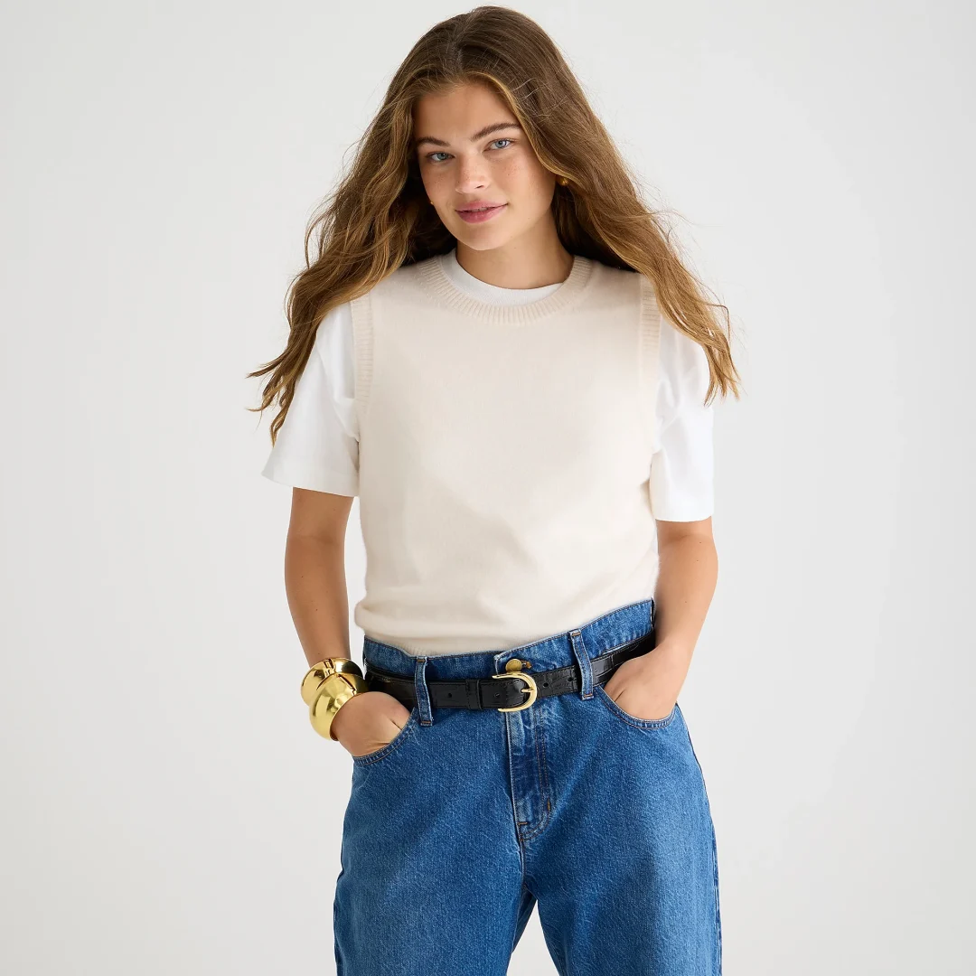 J.Crew Cashmere Crewneck Sweater Shell