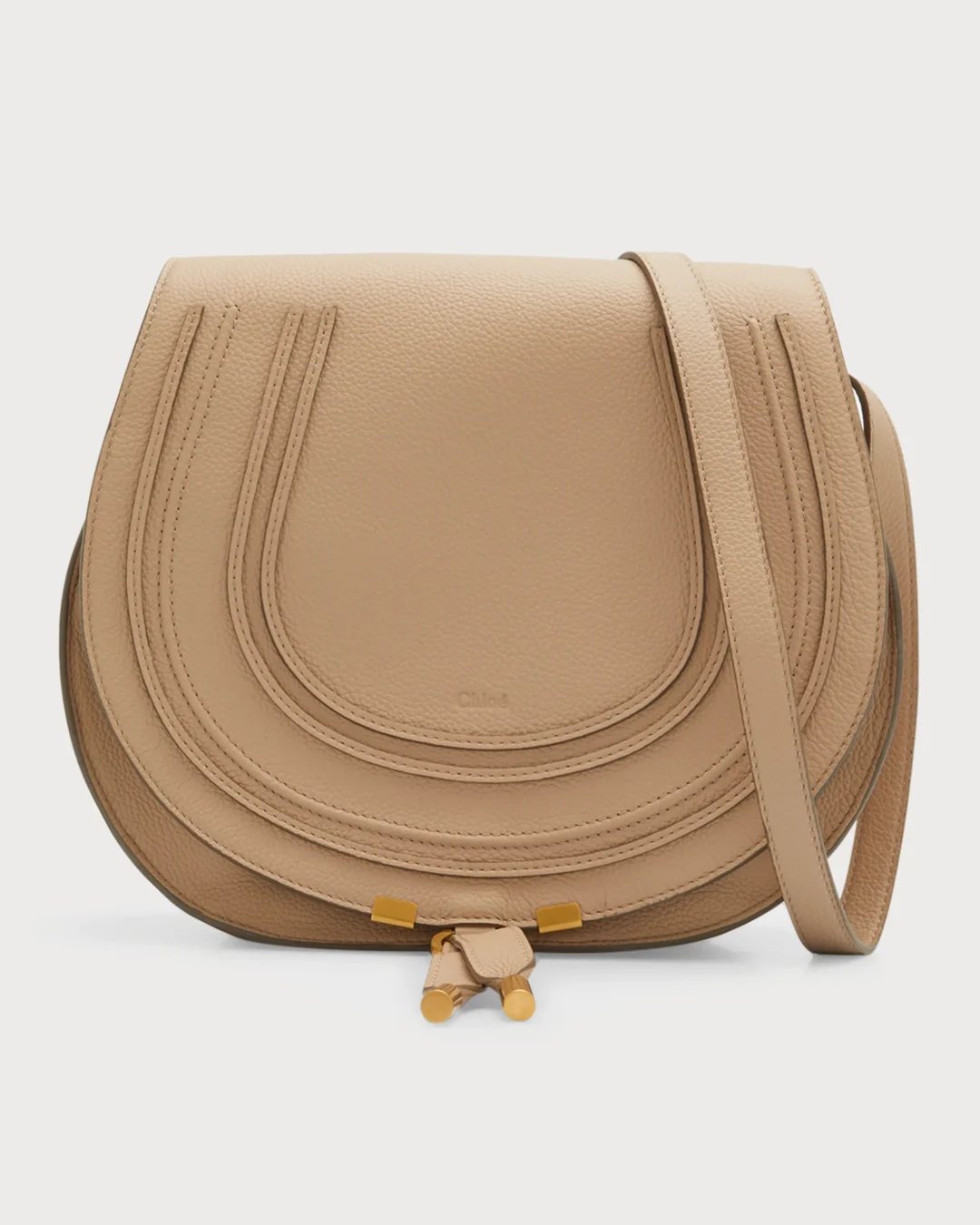 Chloe Marcie Medium Saddle Crossbody Bag
