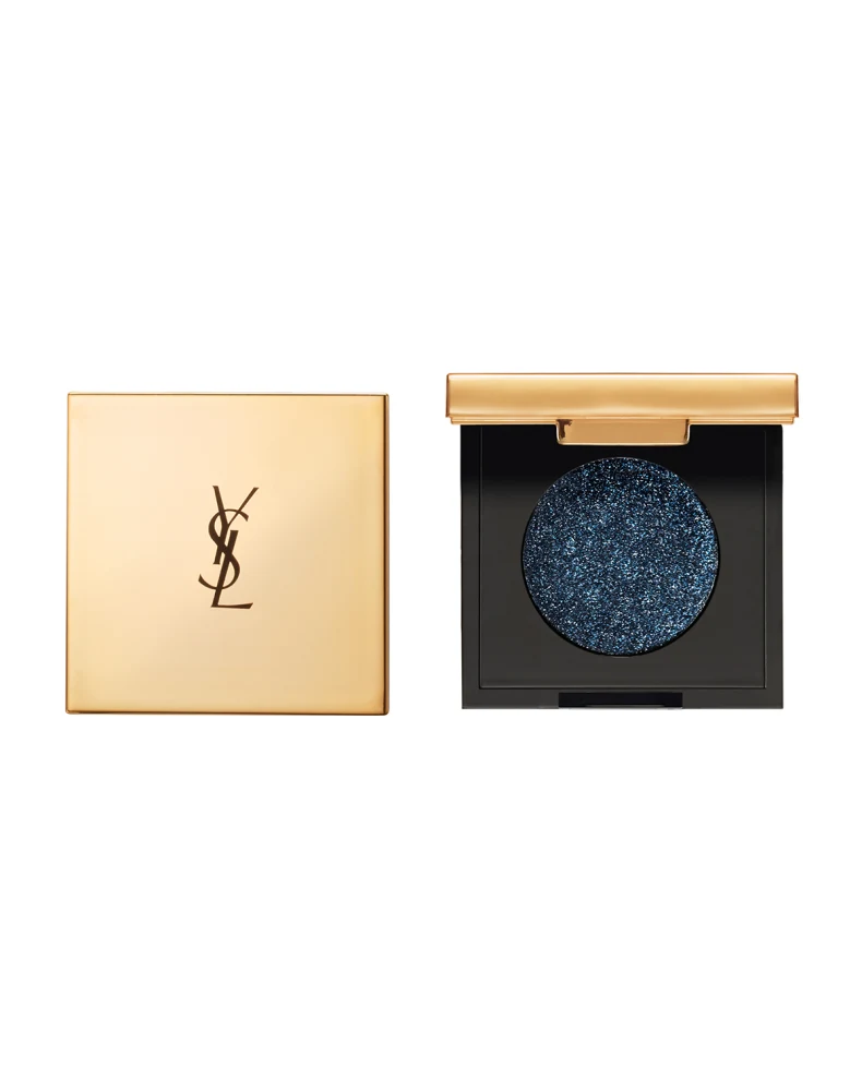 Blue and gold Saint Laurent Sequin Crush Mono Eyeshadow 