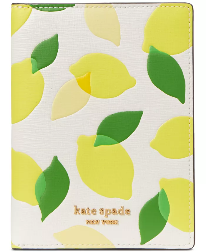 Kate Spade lemon passport holder