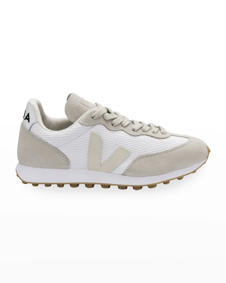 White and beige Veja Rio Branco Bicolor Trainer Sneakers 