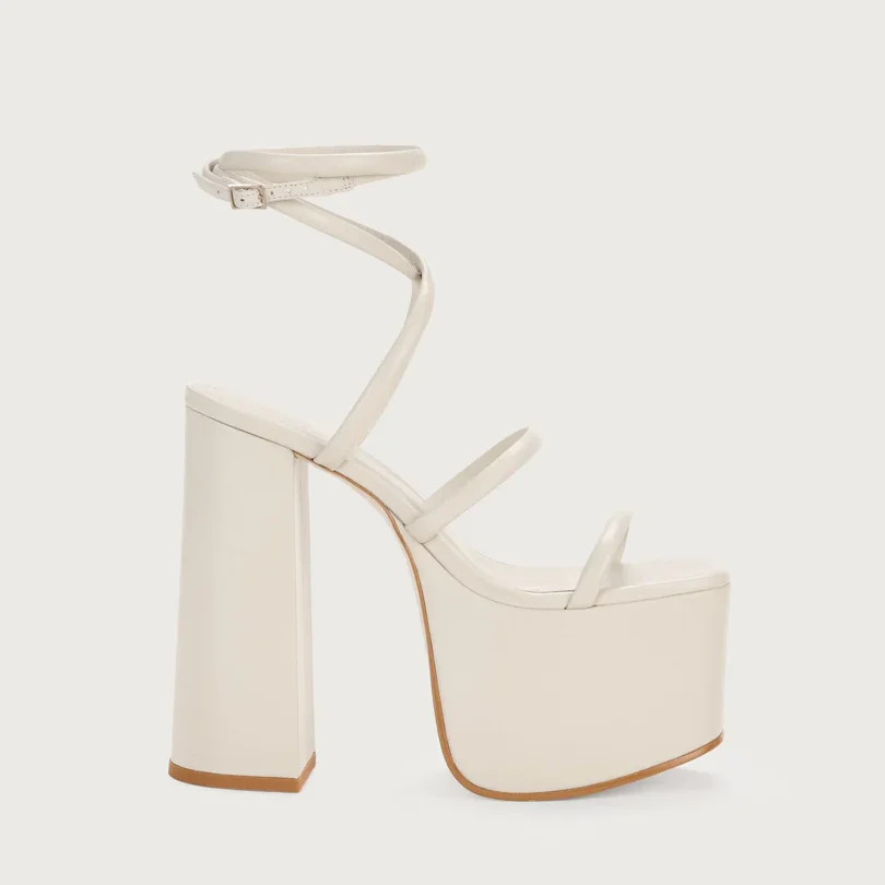Cult Gaia White Hyte Platform Shoes