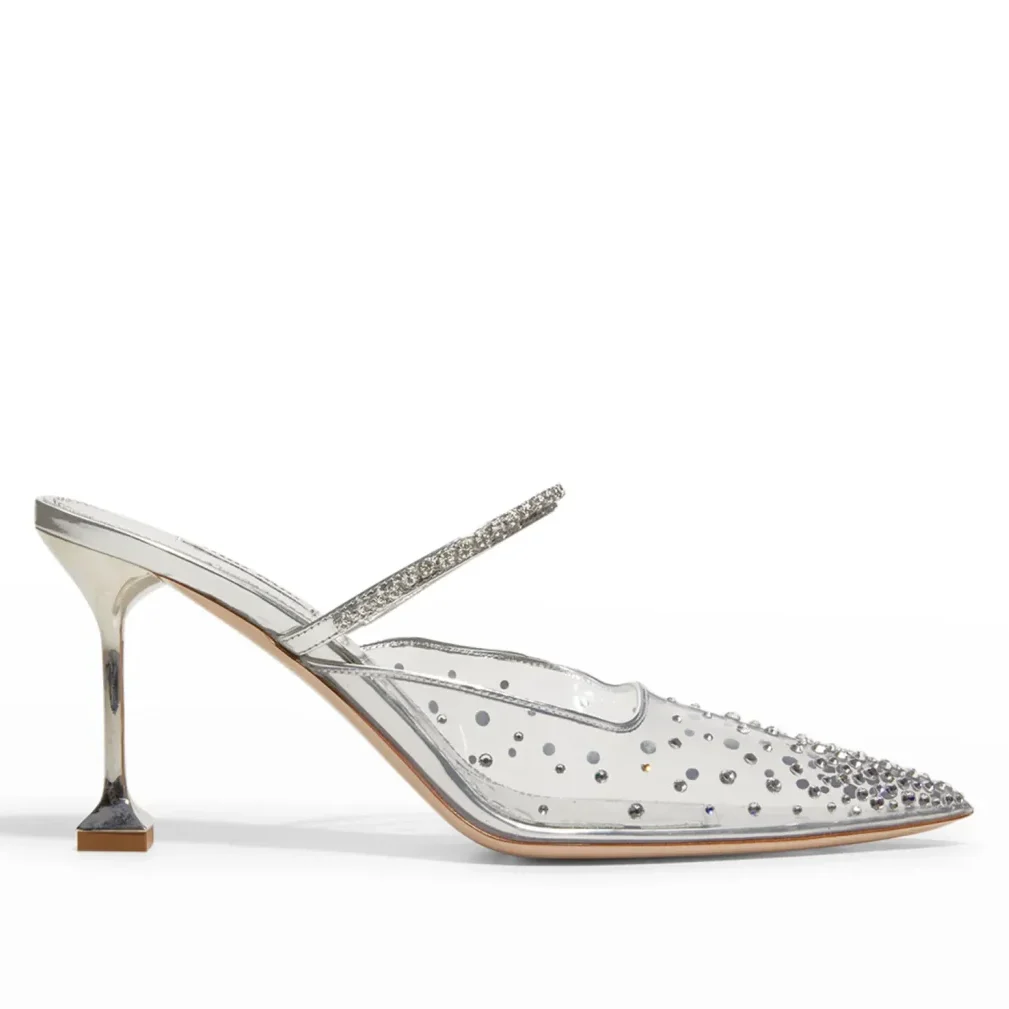 Miu Miu Crystal Clear Heels