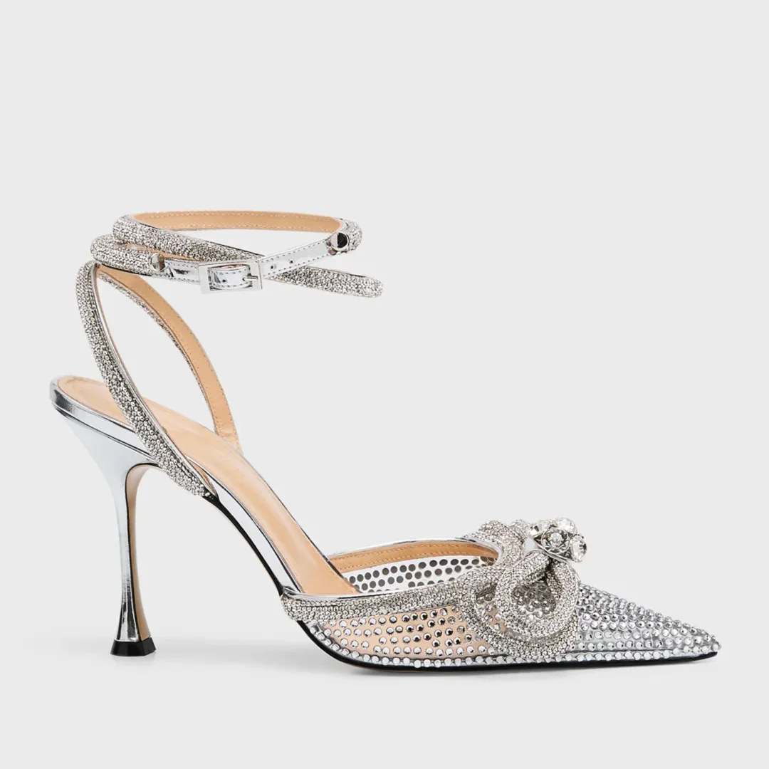 Mach 
Mach Strass Bow Pumps