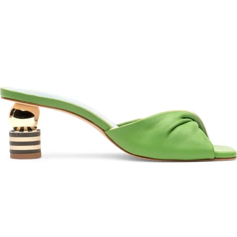 Frances Valentine Farah Twist Kickball Heel Sandals