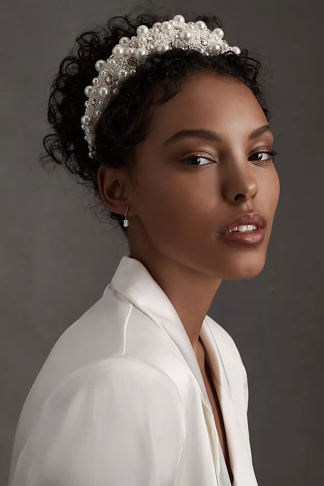 Deepa Gurnani Embellished Pearl Headband