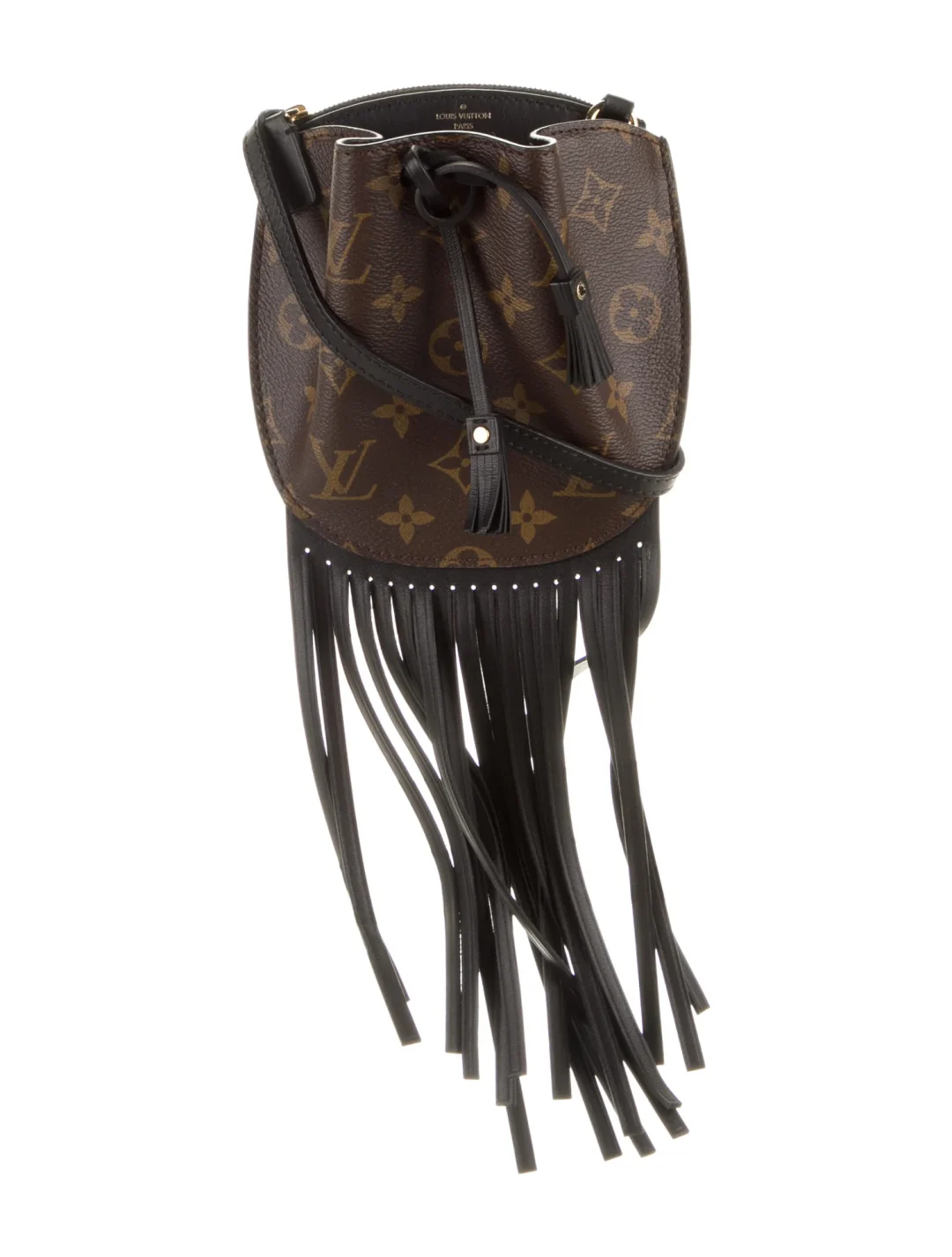 Monogram Louis Vuitton fringe bag