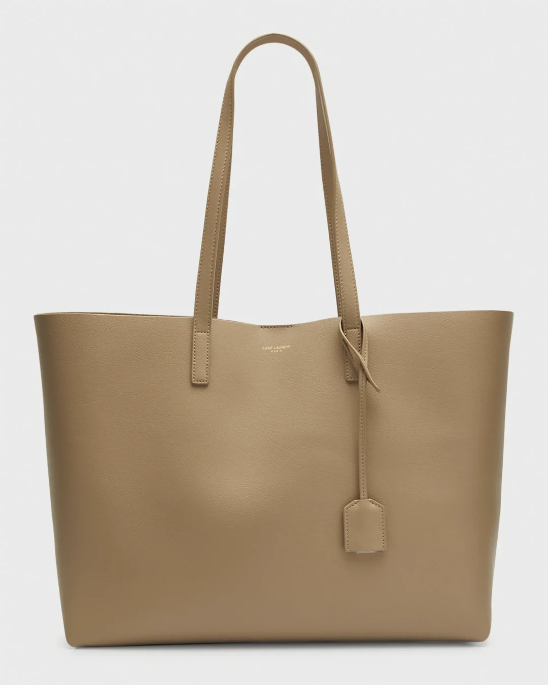 Saint Laurent East West Calfskin Shopping Tote Bag