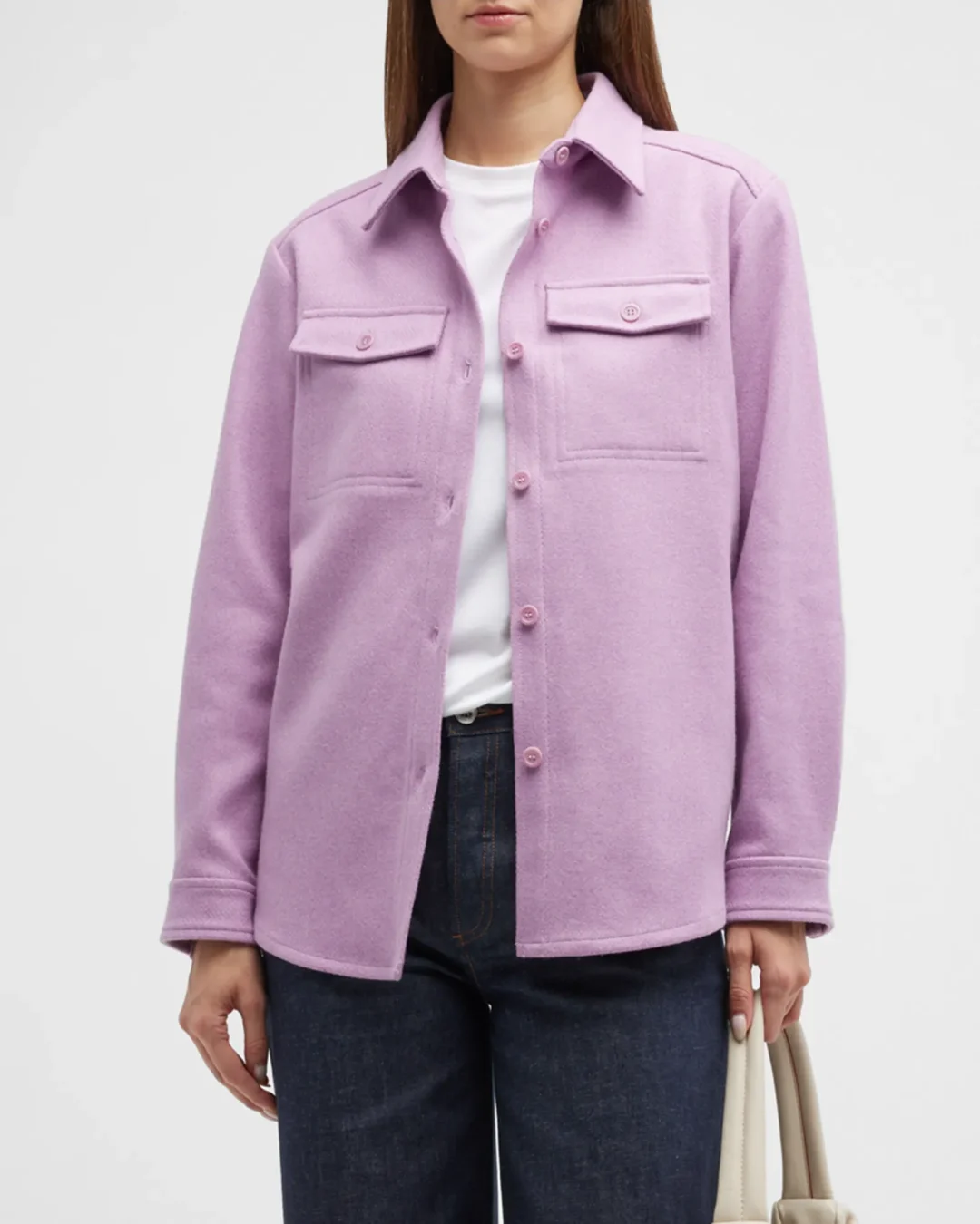 A.P.C. New Tania Twill Oversized Shirt