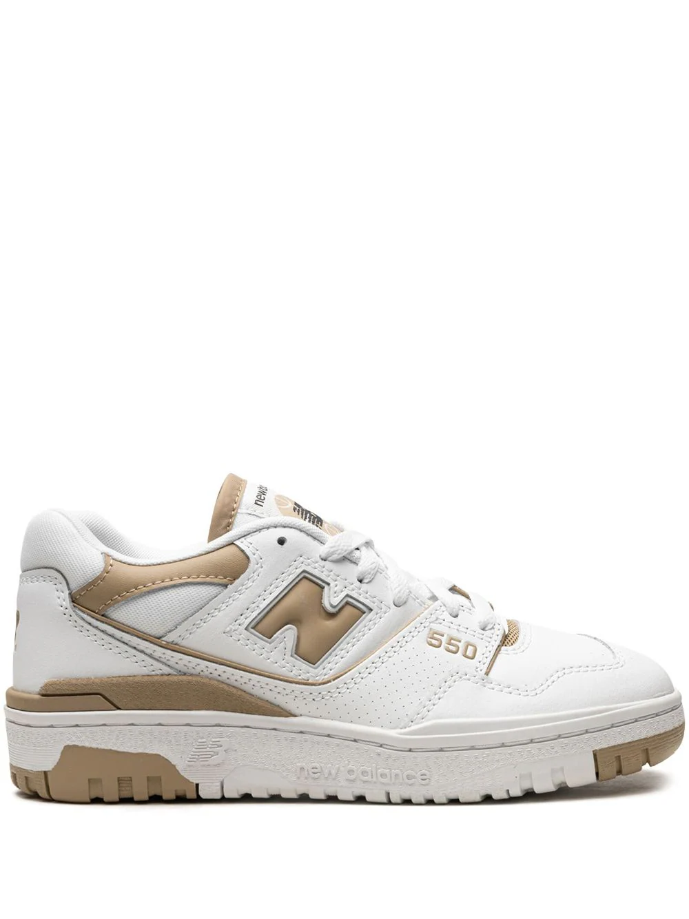 Beige New Balance 550 Basketball Sneaker 