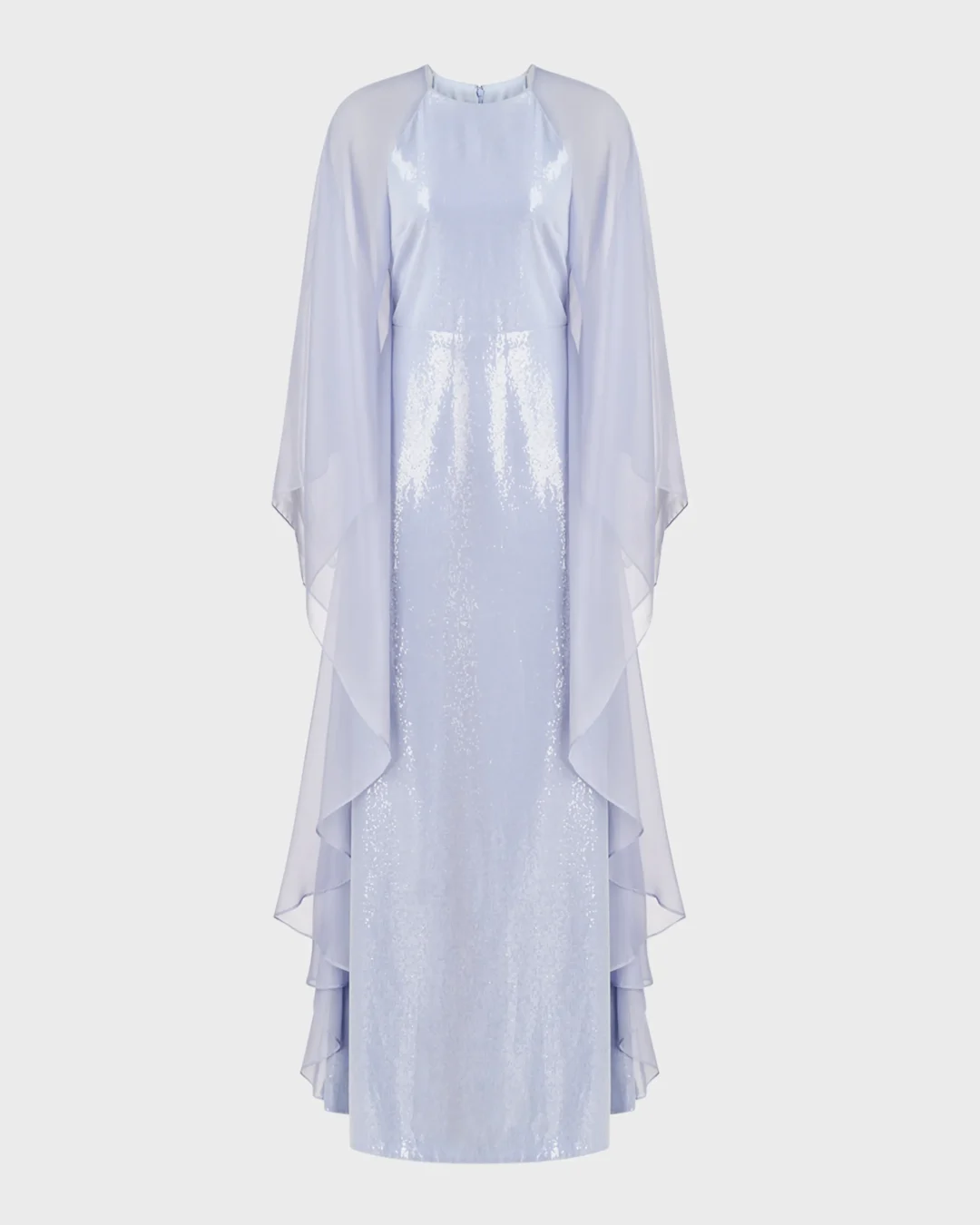 Halston Adira Sequin Cape Column Gown