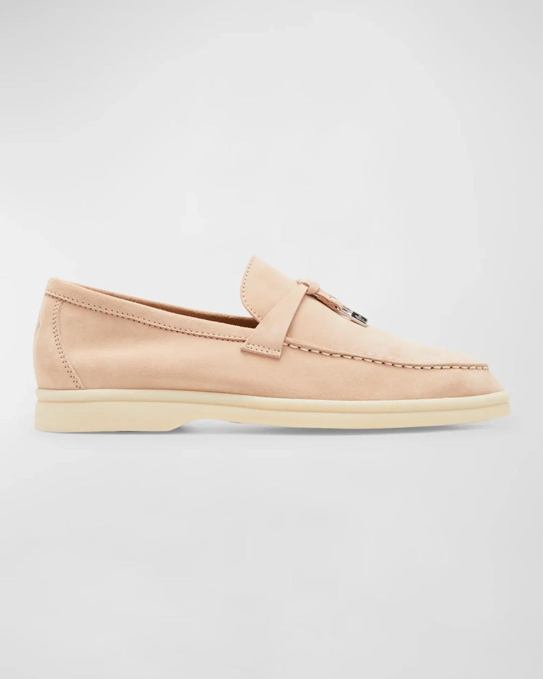 Beige suede Loro Piana loafers