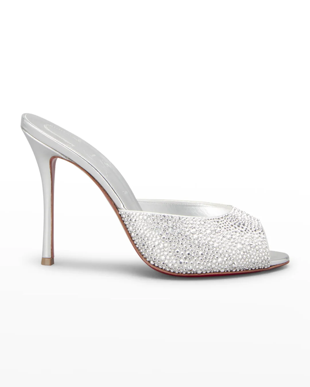 Silver Me Dolly rhinestone heels from Louboutin