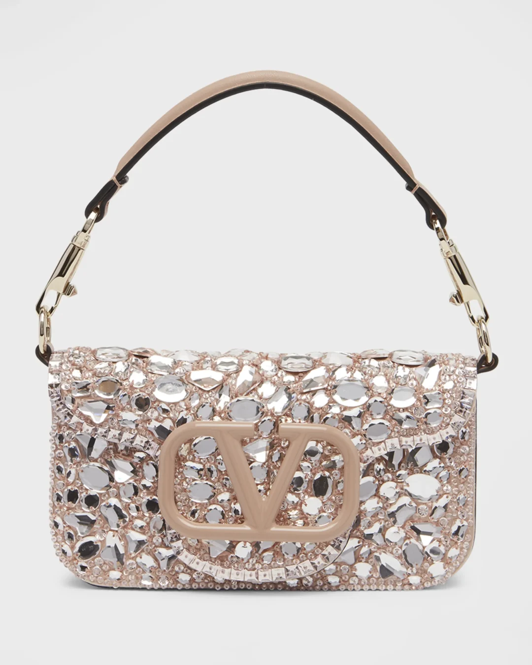 Valentino Garavani Loco Small VLOGO Embellished Shoulder Bag