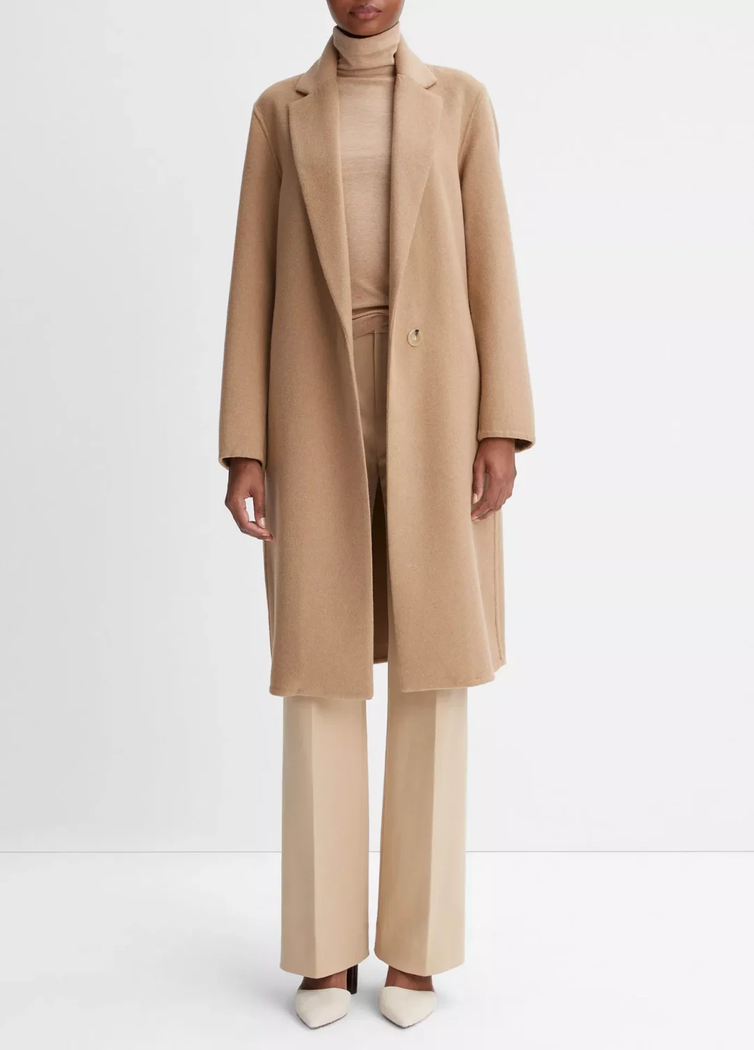 Beige classic coat