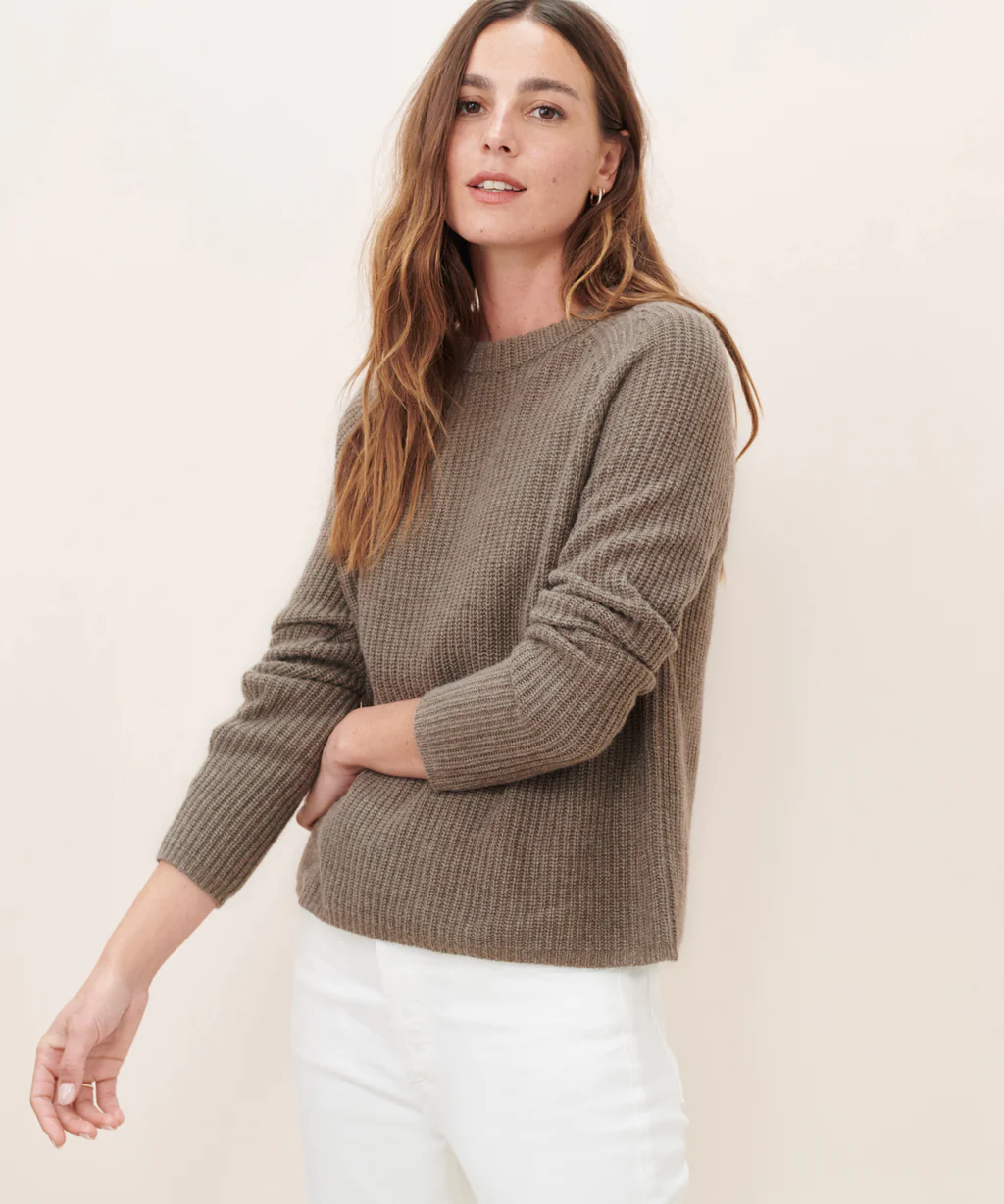 Brown cashmere sweater