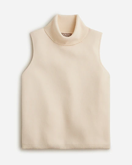 Cream cashmere turtleneck